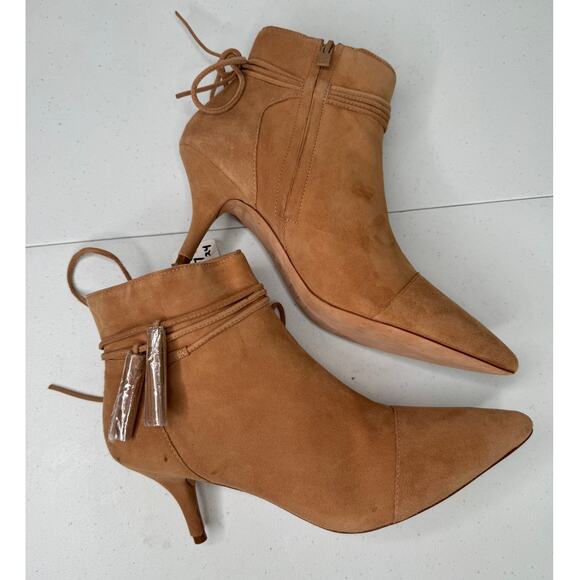 Loeffler Randall Tan Ankle Boots - Picture 9 of 10